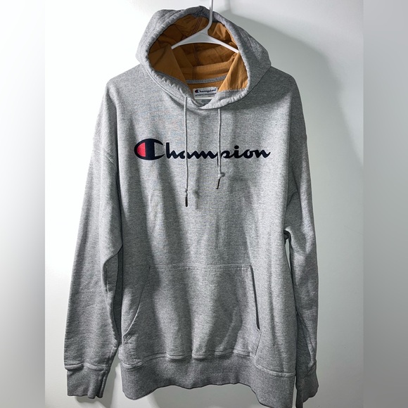Men’s Champion Gray Hoodie Size XL - Picture 1 of 12